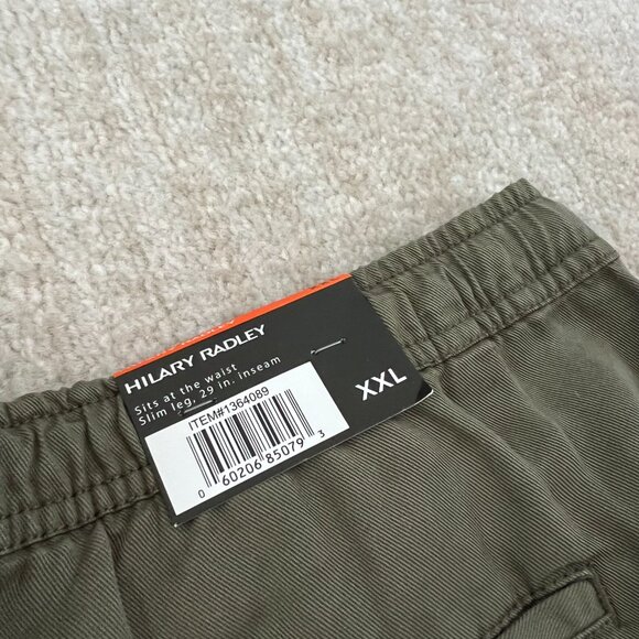 NWT Hilary Radley Tencel Pull On Drawstring Green Pants XXL - Picture 11 of 13